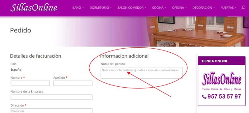 Información adicional a tu pedido. Notas sobre tu pedido que consideres necesarias. Información adicional a tu pedido. Notas sobre tu pedido que consideres necesarias.