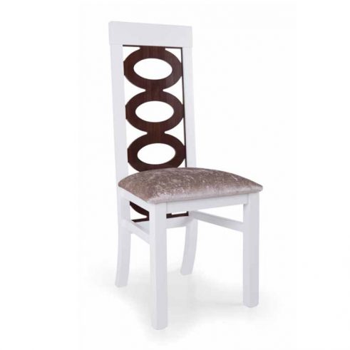 Silla Coliseo Lacada en Blanco