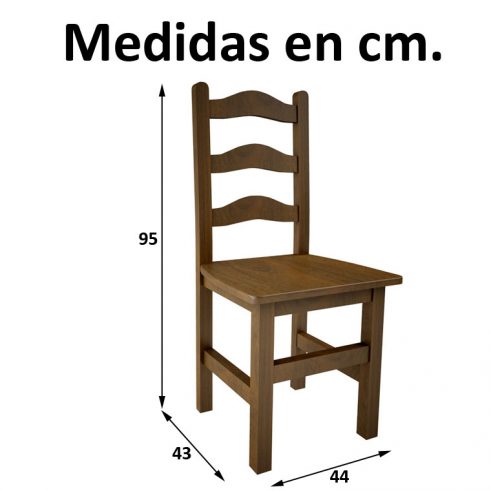 Medidas Silla 3 Cerchas