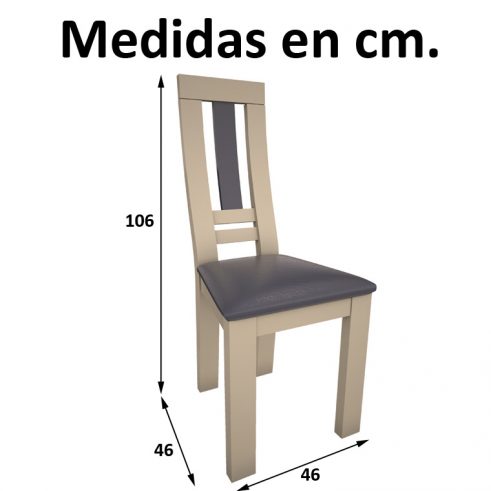 Medidas Silla Lucia