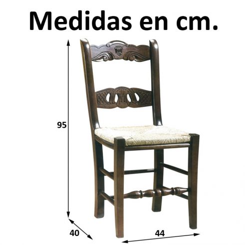 Medidas Silla Rondeña Calada