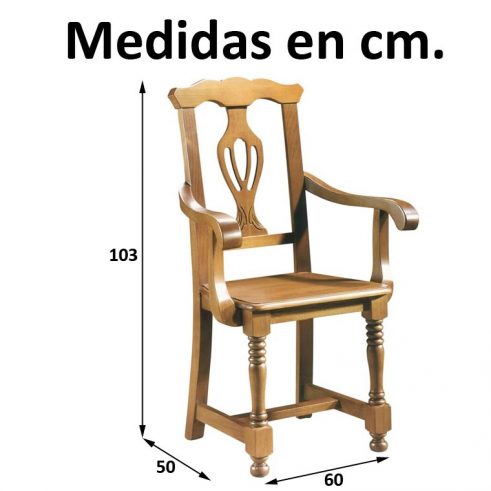 Medidas Sillón Jarra