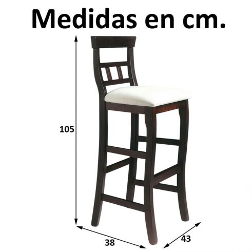 Medidas Taburete Málaga