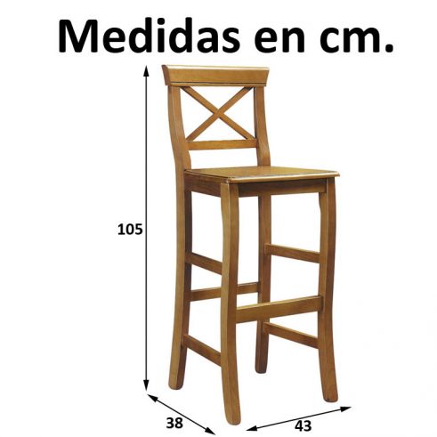 Medidas Taburete Mónaco