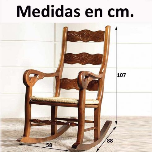 Medidas Mecedora Talla Enea