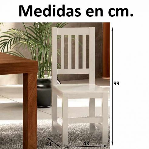 Medidas Silla Eco V