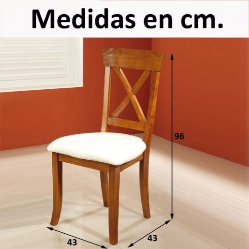 Medidas Silla Cruceta Iscar