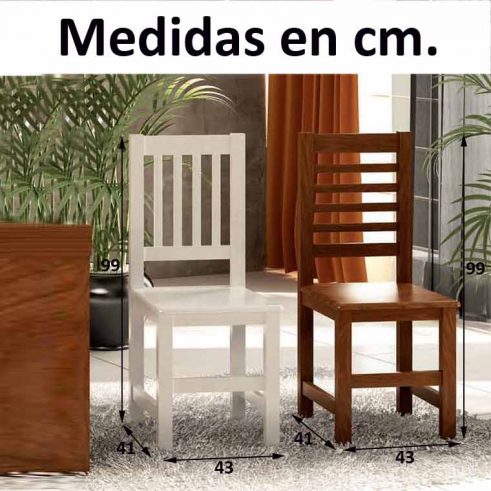 Medidas Silla Eco H