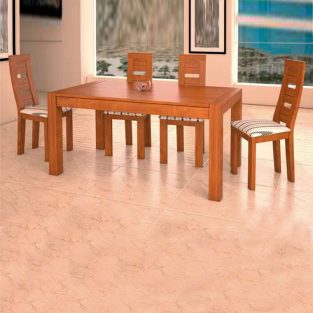 Conjunto de Comedor Mesa Viena + 4 Sillas Diva