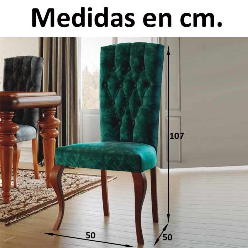 Medidas Silla Canadá Capitoné