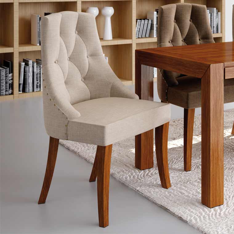 Mesa Comedor Extensible Lucena+ 4 Sillas Mónaco