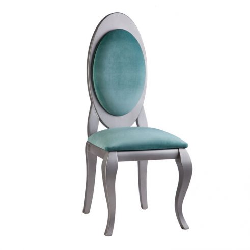 Silla Oval respaldo elipse