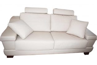 Sofá 3 plazas en piel, OFERTA