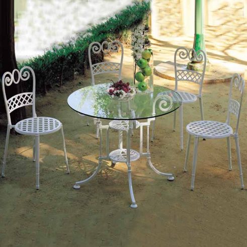 mesa de jardin teide y sillas de jardin sena