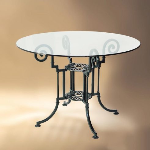 mesa teide con tapa de cristal