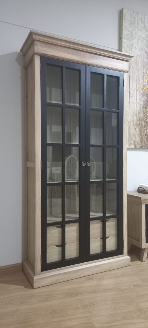 Vitrina de 2 Puertas de Cristal