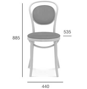 Medidas silla madera de haya 10. Para hostelería Medidas silla madera de haya 10. Para hostelería