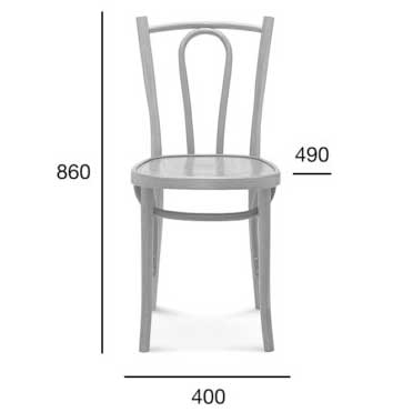Medidas Silla madera de haya 56. Para hostelería Medidas Silla madera de haya 56. Para hostelería