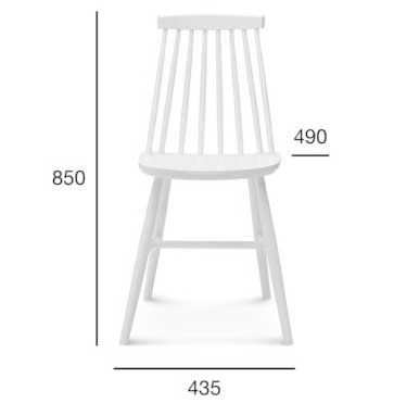 Medidas Silla madera de haya 5910. Para hostelería Medidas Silla madera de haya 5910. Para hostelería