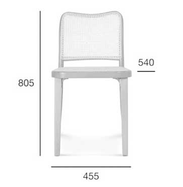 Medidas Silla madera de haya 811. Para hostelería Medidas Silla madera de haya 811. Para hostelería