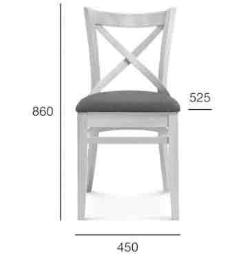 Medidas Silla madera de haya Bistro.1. Para hostelería Medidas Silla madera de haya Bistro.1. Para hostelería
