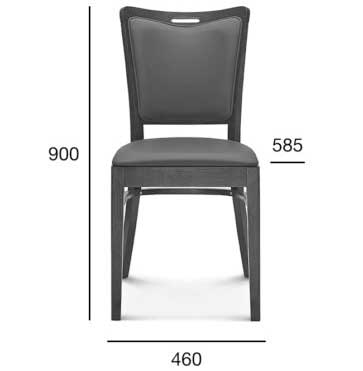 Medidas Silla madera de haya Cómoda. Para hostelería Medidas Silla madera de haya Cómoda. Para hostelería