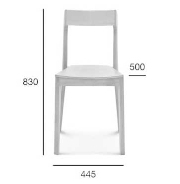 Medidas Silla madera de haya Hoga. Para hostelería Medidas Silla madera de haya Hoga. Para hostelería