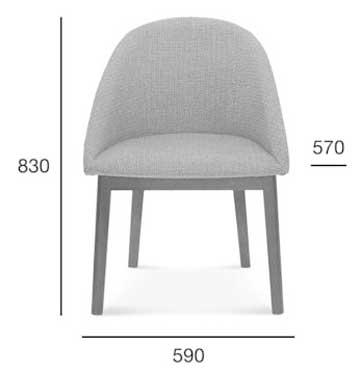 Medidas Silla madera de haya Pop. Para hostelería Medidas Silla madera de haya Pop. Para hostelería