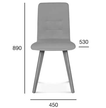 Medidas Silla madera de haya o roble Cleo 3. Para hostelería Medidas Silla madera de haya o roble Cleo 3. Para hostelería