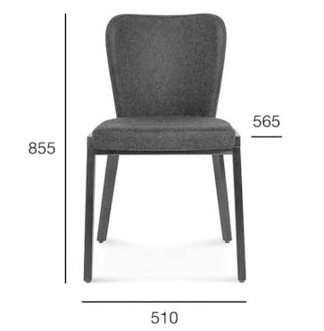Medidas Silla madera de haya o roble Lava. Para hostelería Medidas Silla madera de haya o roble Lava. Para hostelería