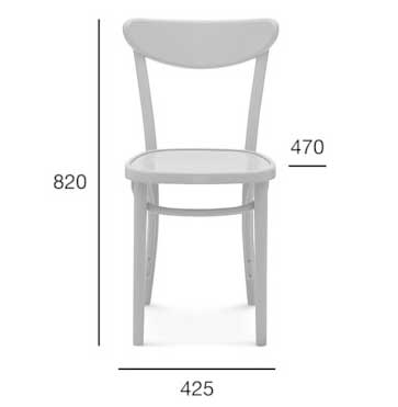 Medidas silla madera de haya 1260. Para hostelería Medidas silla madera de haya 1260. Para hostelería