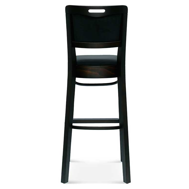 Taburete bar con respaldo madera de haya Comfy. Para hostelería