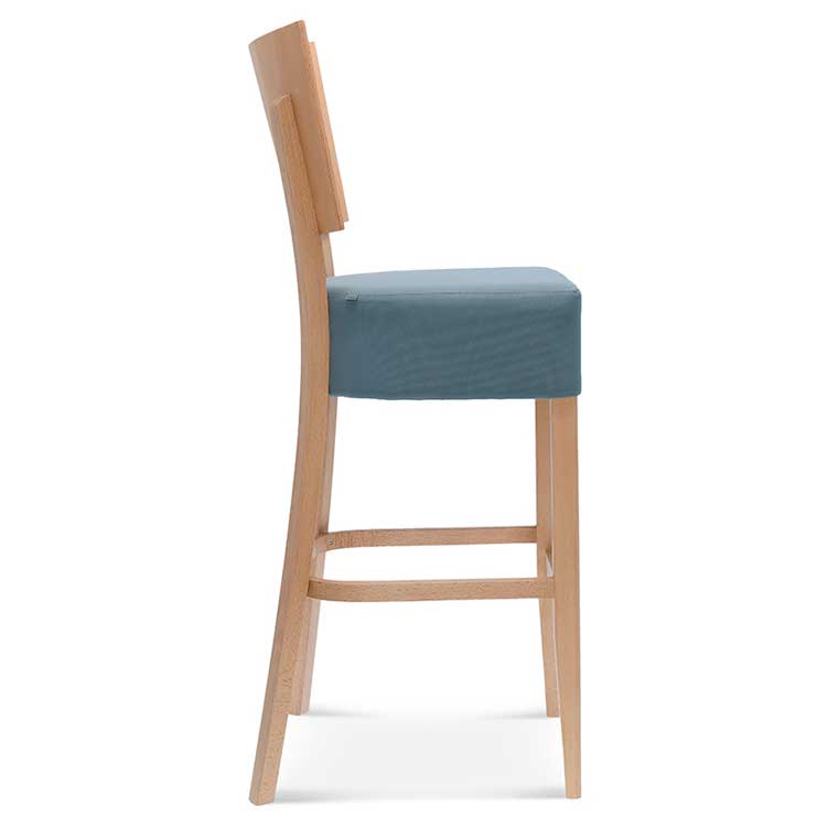 Taburete bar madera de haya Piso. Para hostelería | ONLINE