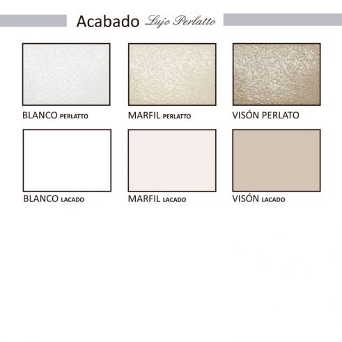 Acabado colores lujo perlatto