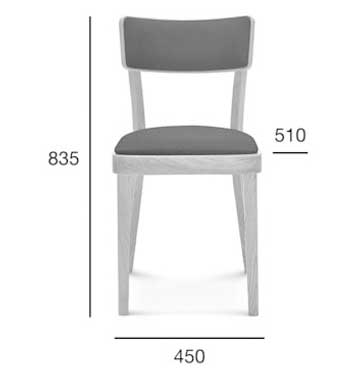Medidas Silla madera de haya o roble Solid 1. Para hostelería Medidas Silla madera de haya o roble Solid 1. Para hostelería