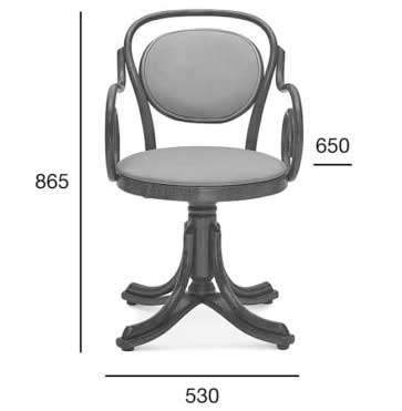 Medidas Sillón madera de haya 8033. Para hostelería Medidas Sillón madera de haya 8033. Para hostelería