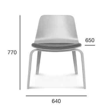 Medidas Sillón madera de haya o roble Hips 1. Para hostelería Medidas Sillón madera de haya o roble Hips 1. Para hostelería