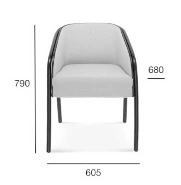 Medidas Sillón madera de haya Plum 1. Para hostelería Medidas Sillón madera de haya Plum 1. Para hostelería