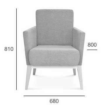 Medidas Sillón madera de haya o roble Montana. Para hostelería Medidas Sillón madera de haya o roble Montana. Para hostelería