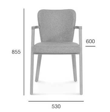 Medidas Sillón madera de haya o roble Lava. Para hostelería Medidas Sillón madera de haya o roble Lava. Para hostelería
