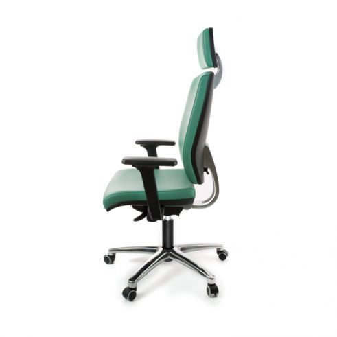 Sillón Dirección con Respaldo Alto con cabecero BD-1700, Perfil.