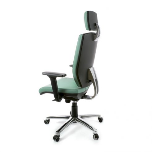 Sillón Dirección con Respaldo Alto con cabecero BD-1700, Trasera.