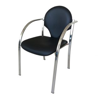 Silla SC-45 Cuero Negro