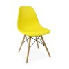 Silla de Bar Toe PP Madera Amarillo