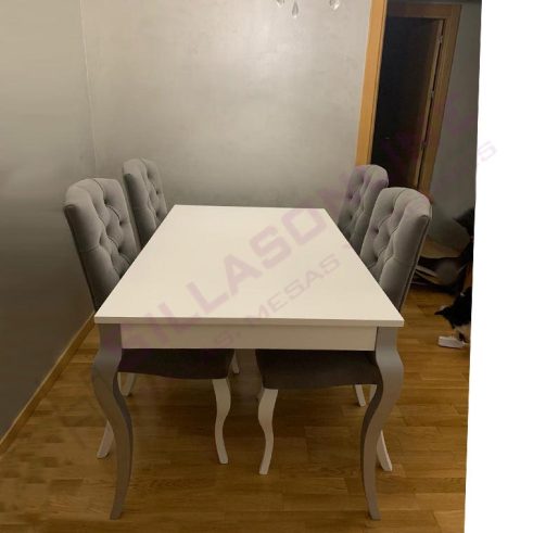 Mesa Comedor Isabelina Lucena - Sillas Isabelinas Tapizadas Cánada Capitoné