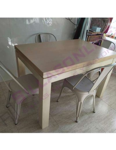 Mesa Comedor Lucia Extensible - Sillas Toledo Metálicas