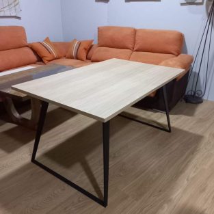 ▷ MESA DE COMEDOR CON LA TAPA EXTENSIBLE madera pino