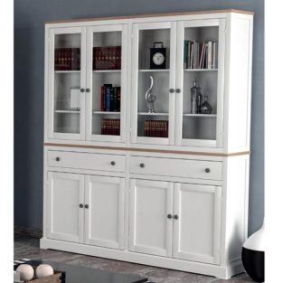 Vitrina de 4 puertas Milán